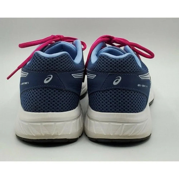 Asics Women's Gel Contend 5 Blue Pink Tennis Shoes - Picture 5 of 11